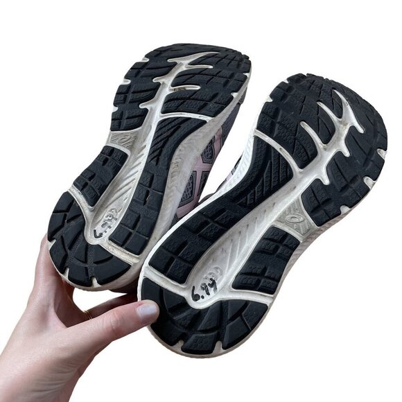 Asics everyday comfort amplifoam design gray pink size 8 sneakers running shoes - Picture 8 of 8